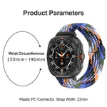 Dây đồng hồ nylon bện khóa trượt, Dành cho Samsung Galaxy Watch Ultra 47mm / Ultra 2025