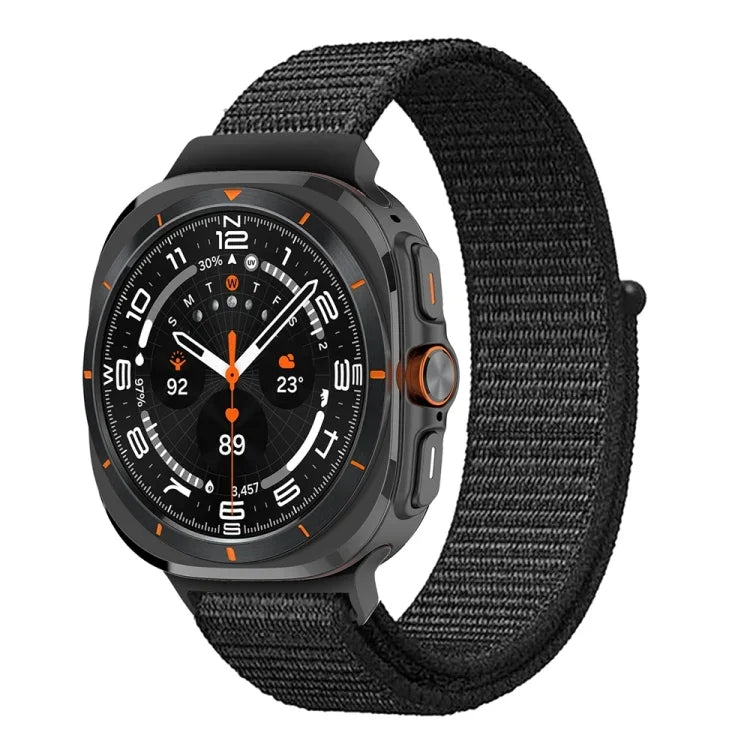 Dây đồng hồ vòng nylon kết nối nhựa, Dành cho Samsung Galaxy Watch Ultra 47mm / Ultra 2025
