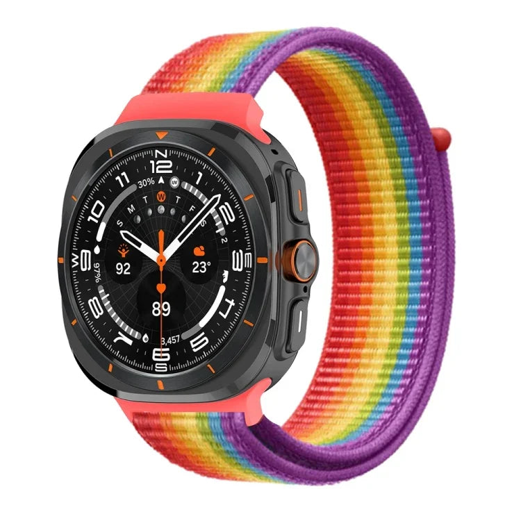 Dây đồng hồ vòng nylon kết nối nhựa, Dành cho Samsung Galaxy Watch Ultra 47mm / Ultra 2025