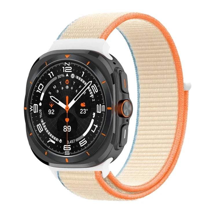 Dây đồng hồ vòng nylon kết nối nhựa, Dành cho Samsung Galaxy Watch Ultra 47mm / Ultra 2025