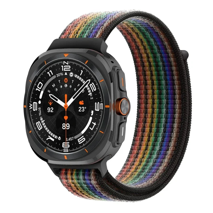 Dây đồng hồ vòng nylon kết nối nhựa, Dành cho Samsung Galaxy Watch Ultra 47mm / Ultra 2025