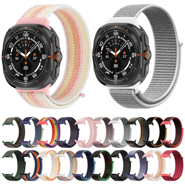 Dây đồng hồ vòng nylon kết nối nhựa, Dành cho Samsung Galaxy Watch Ultra 47mm / Ultra 2025