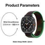 Dây đồng hồ vòng nylon kết nối nhựa, Dành cho Samsung Galaxy Watch Ultra 47mm / Ultra 2025