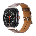 Dây đồng hồ da thật trơn, Dành cho Samsung Galaxy Watch Ultra 47mm / Ultra 2025