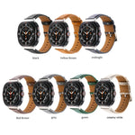 Dây đồng hồ da thật trơn, Dành cho Samsung Galaxy Watch Ultra 47mm / Ultra 2025