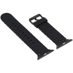 Dây đeo đồng hồ kiểu sóng silicone, dành cho Apple Watch 5 & 4 44mm / 3 & 2 & 1 42mm, dành cho Apple Watch Series 8&7 41mm / SE 2&6&SE&5&4 40mm / 3&2&1 38mm