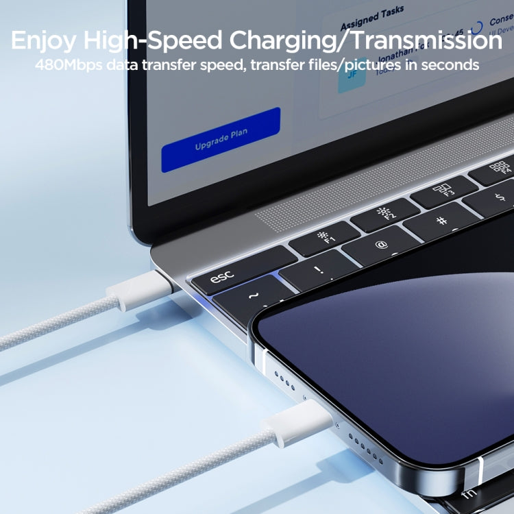 Cáp Sạc Nhanh JOYROOM S-A45 30W USB-C / Type-C sang 8 Pin, Chiều Dài: 1m, Type-C sang 8 Pin