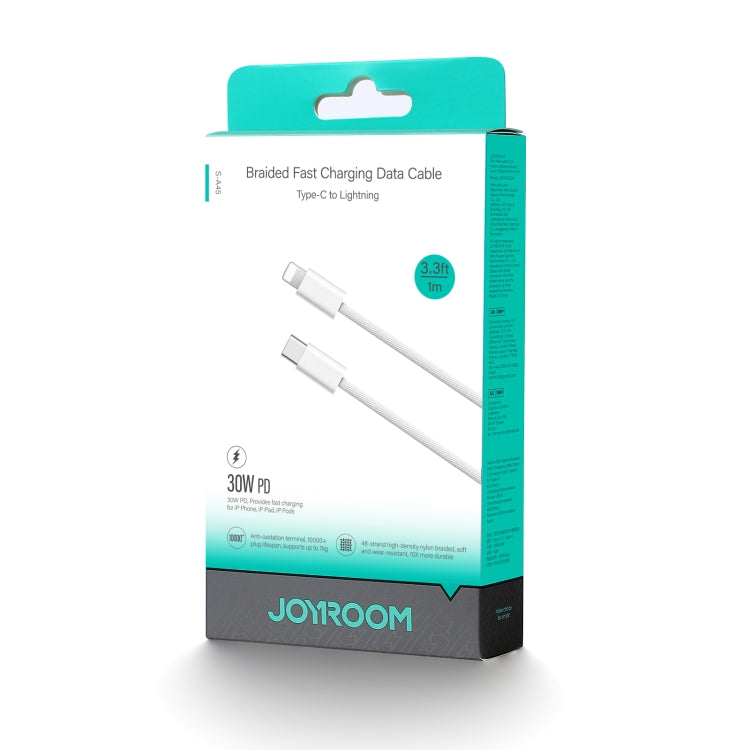 Cáp Sạc Nhanh JOYROOM S-A45 30W USB-C / Type-C sang 8 Pin, Chiều Dài: 1m, Type-C sang 8 Pin