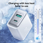 Bộ sạc nhanh 30W USB+USB-C / Type-C JOYROOM JR-TCF15, phích cắm EU, phích cắm UK