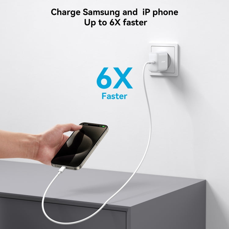 Bộ sạc nhanh USB-C / Type-C JOYROOM JR-TCF24 30W kèm bộ cáp, phích cắm EU