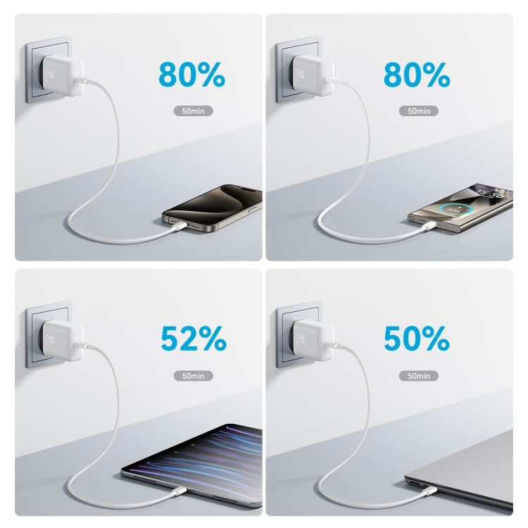 Bộ sạc nhanh USB-C / Type-C JOYROOM JR-TCF24 30W kèm bộ cáp, phích cắm EU
