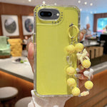TPU + PC + Glitter Sequins Full Coverage Phone Case with Bracelet, For iPhone XR, For iPhone XS Max, For iPhone 6 Plus / 7 Plus / 8 Plus