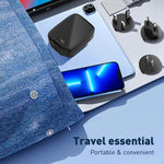 Bộ sạc 32W LDNIO Q334 cổng Type-C + đôi USB kèm cáp USB-C / Type-C sang USB-C / Type-C dài 1m, phích cắm EU, phích cắm UK, phích cắm US