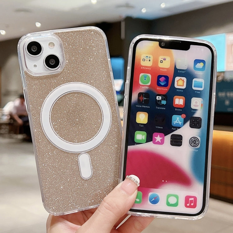 Ốp lưng điện thoại MagSafe trong suốt có kim tuyến acrylic, dành cho iPhone XS Max, iPhone 8 Plus / 7 Plus