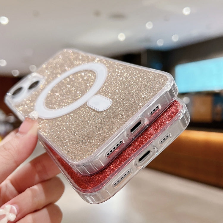 Ốp lưng điện thoại MagSafe trong suốt có kim tuyến acrylic, dành cho iPhone XS Max, iPhone 8 Plus / 7 Plus