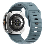 Dây đồng hồ silicone vân sóng khóa ngược, dành cho Samsung Galaxy Watch Ultra 47mm / Ultra 2025