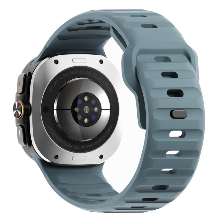 Dây đồng hồ silicone vân sóng khóa ngược, dành cho Samsung Galaxy Watch Ultra 47mm / Ultra 2025