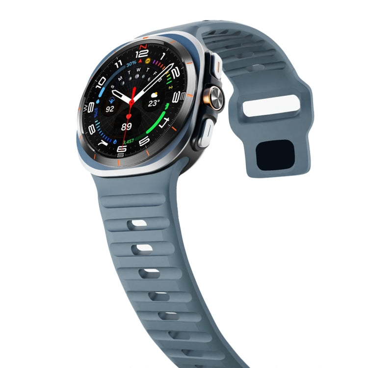 Dây đồng hồ silicone vân sóng khóa ngược, dành cho Samsung Galaxy Watch Ultra 47mm / Ultra 2025