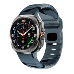 Dây đồng hồ silicone vân sóng khóa ngược, dành cho Samsung Galaxy Watch Ultra 47mm / Ultra 2025