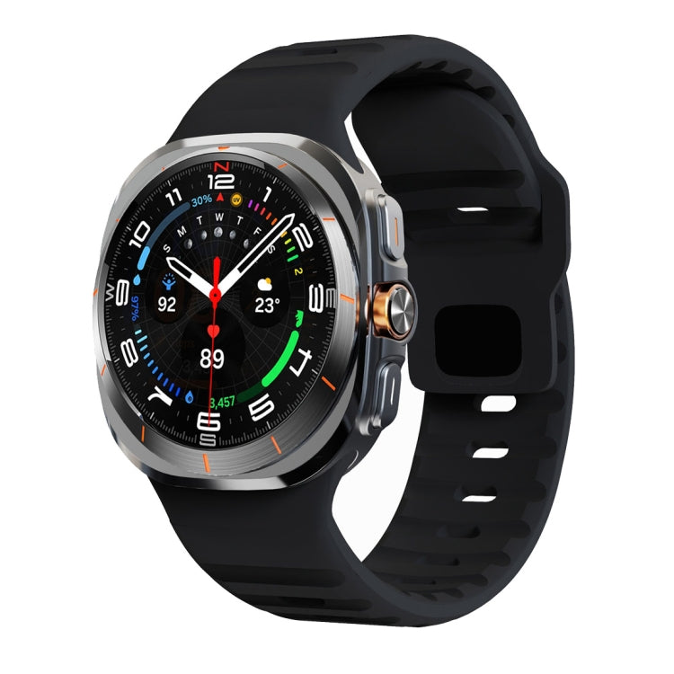 Dây đồng hồ silicone vân sóng khóa ngược, dành cho Samsung Galaxy Watch Ultra 47mm / Ultra 2025