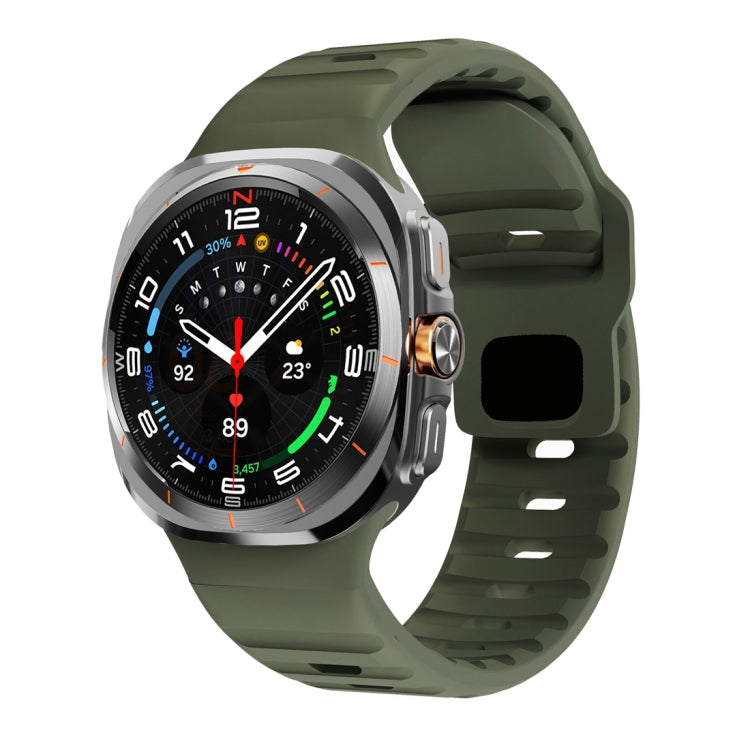 Dây đồng hồ silicone vân sóng khóa ngược, dành cho Samsung Galaxy Watch Ultra 47mm / Ultra 2025