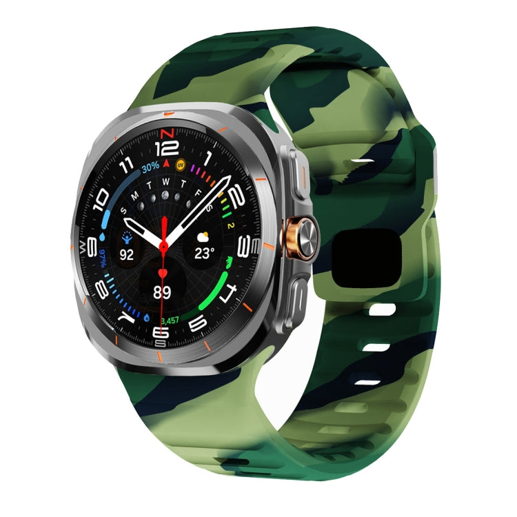 Dây đồng hồ silicone vân sóng khóa ngược, dành cho Samsung Galaxy Watch Ultra 47mm / Ultra 2025