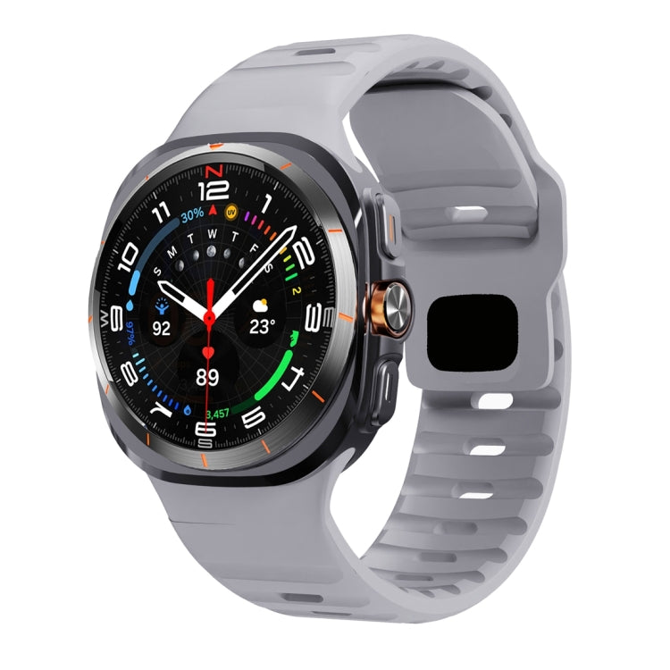Dây đồng hồ silicone vân sóng khóa ngược, dành cho Samsung Galaxy Watch Ultra 47mm / Ultra 2025