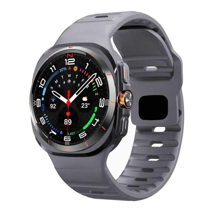 Dây đồng hồ silicone vân sóng khóa ngược, dành cho Samsung Galaxy Watch Ultra 47mm / Ultra 2025