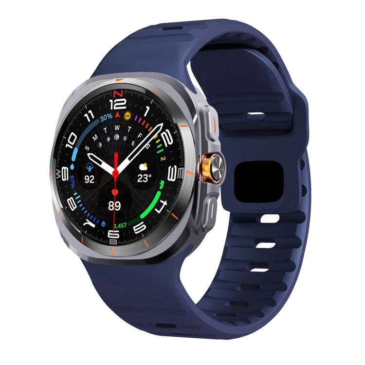 Dây đồng hồ silicone vân sóng khóa ngược, dành cho Samsung Galaxy Watch Ultra 47mm / Ultra 2025