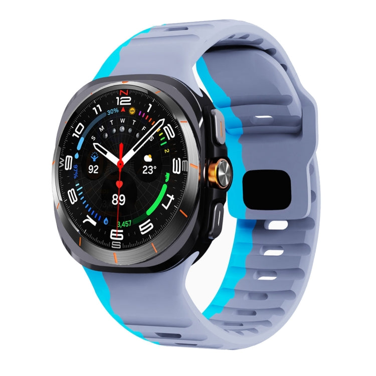 Dây đồng hồ silicone vân sóng khóa ngược, dành cho Samsung Galaxy Watch Ultra 47mm / Ultra 2025