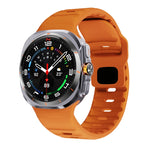 Dây đồng hồ silicone vân sóng khóa ngược, dành cho Samsung Galaxy Watch Ultra 47mm / Ultra 2025