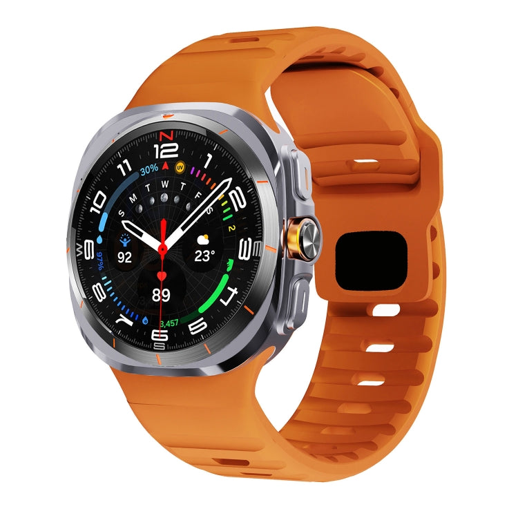 Dây đồng hồ silicone vân sóng khóa ngược, dành cho Samsung Galaxy Watch Ultra 47mm / Ultra 2025