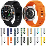 Dây đồng hồ silicone vân sóng khóa ngược, dành cho Samsung Galaxy Watch Ultra 47mm / Ultra 2025