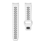 Dây đồng hồ silicone sọc hai màu khóa ngược, cho Samsung Galaxy Watch 7 / 6