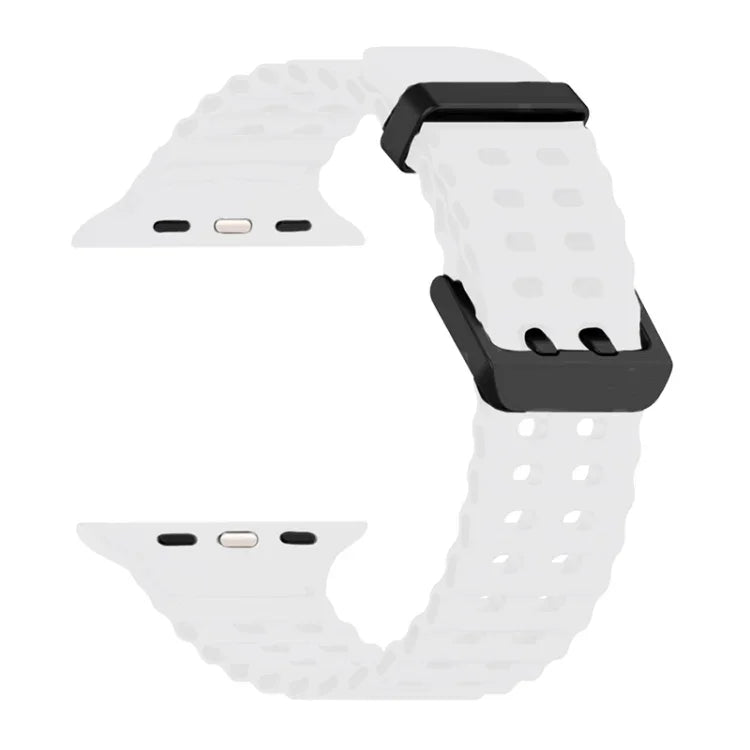 Dây đồng hồ silicone lỗ đôi Ocean, Dành cho Apple Watch SE 2023 44mm, Dành cho Apple Watch Ultra 2 49mm, Dành cho Apple Watch Series 9 45mm