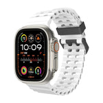 Dây đồng hồ silicone lỗ đôi Ocean, Dành cho Apple Watch SE 2023 44mm, Dành cho Apple Watch Ultra 2 49mm, Dành cho Apple Watch Series 9 45mm