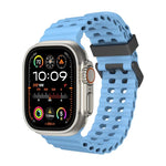 Dây đồng hồ silicone lỗ đôi Ocean, Dành cho Apple Watch SE 2023 44mm, Dành cho Apple Watch Ultra 2 49mm, Dành cho Apple Watch Series 9 45mm