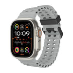 Dây đồng hồ silicone lỗ đôi Ocean, Dành cho Apple Watch SE 2023 44mm, Dành cho Apple Watch Ultra 2 49mm, Dành cho Apple Watch Series 9 45mm