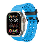 Dây đồng hồ silicone lỗ đôi Ocean, Dành cho Apple Watch Ultra 49mm, Dành cho Apple Watch Series 8 45mm, Dành cho Apple Watch SE 2022 44mm