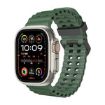 Dây đồng hồ silicone lỗ đôi Ocean, Dành cho Apple Watch Ultra 49mm, Dành cho Apple Watch Series 8 45mm, Dành cho Apple Watch SE 2022 44mm