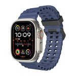 Dây đồng hồ silicone lỗ đôi Ocean, Dành cho Apple Watch Ultra 49mm, Dành cho Apple Watch Series 8 45mm, Dành cho Apple Watch SE 2022 44mm