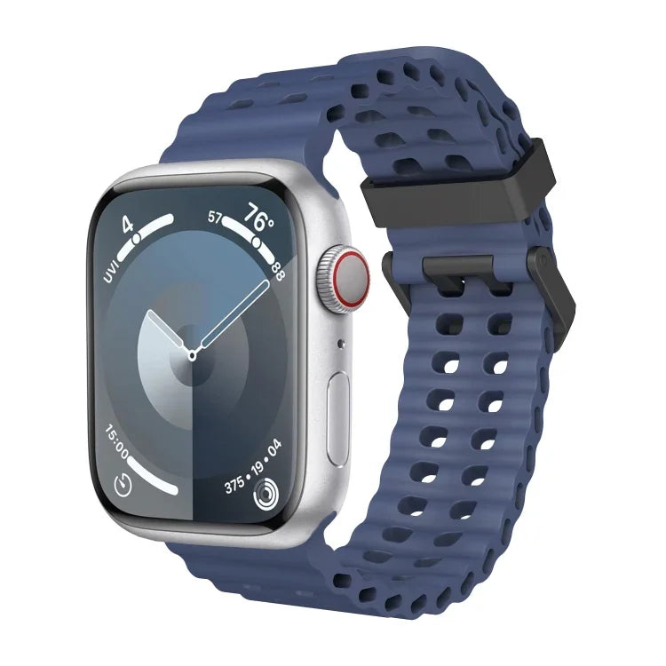 Dây đồng hồ silicone lỗ đôi Ocean, Dành cho Apple Watch Series 7 45mm, Dành cho Apple Watch SE 44mm, Dành cho Apple Watch Series 6 44mm