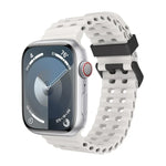 Dây đồng hồ silicone lỗ đôi Ocean, Dành cho Apple Watch Series 7 45mm, Dành cho Apple Watch SE 44mm, Dành cho Apple Watch Series 6 44mm