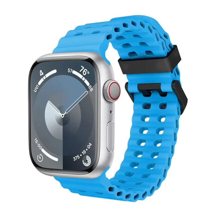 Dây đồng hồ silicone lỗ đôi Ocean, Dành cho Apple Watch Series 7 45mm, Dành cho Apple Watch SE 44mm, Dành cho Apple Watch Series 6 44mm