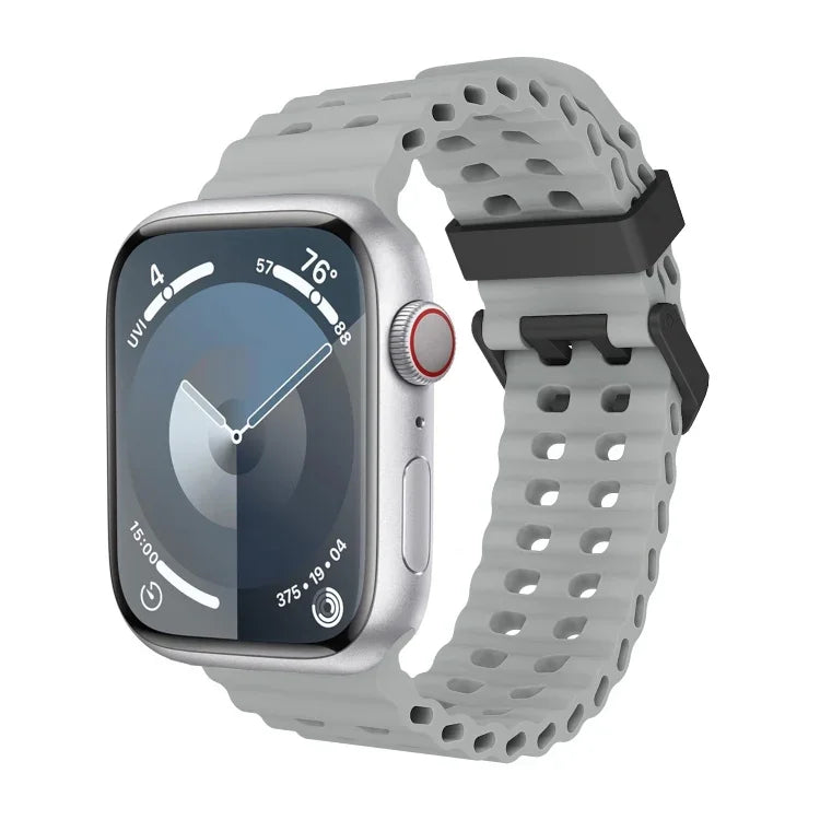 Dây đồng hồ silicone lỗ đôi Ocean, Dành cho Apple Watch Series 5 44mm, Dành cho Apple Watch Series 4 44mm, Dành cho Apple Watch Series 3 42mm