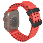 Dây đồng hồ silicone lỗ đôi Ocean, Dành cho Apple Watch Series 7 45mm, Dành cho Apple Watch SE 44mm, Dành cho Apple Watch Series 6 44mm