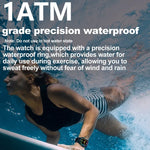 G45 Đồng hồ thông minh chống nước 10m màn hình 2.01 inch Dây silicone, Hỗ trợ đèn pin / gọi Bluetooth / HRV