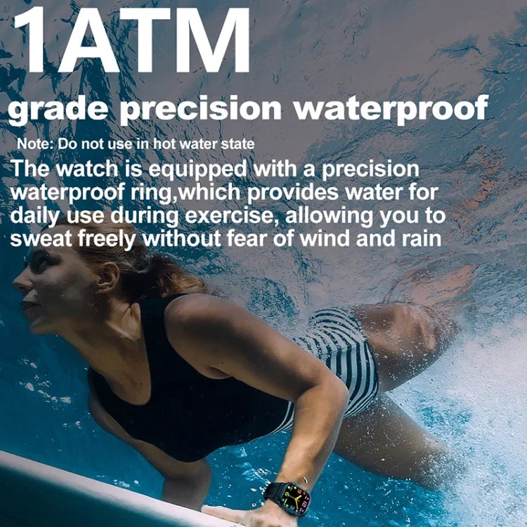 G45 Đồng hồ thông minh chống nước 10m màn hình 2.01 inch Dây silicone, Hỗ trợ đèn pin / gọi Bluetooth / HRV