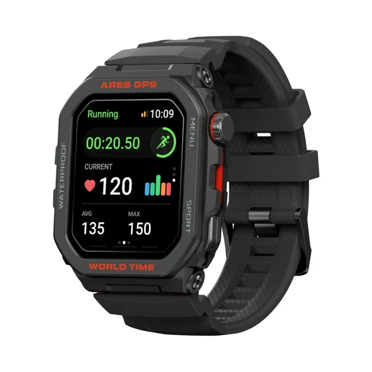 Zeblaze Ares Đồng hồ thông minh GPS bền bỉ, Hỗ trợ đo nhịp tim / oxy máu Pulse Ox