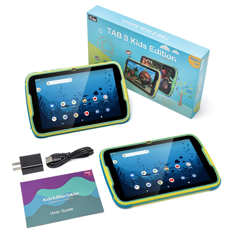 Máy tính bảng UNIWA Boxchip Tab 8 WiFi cho trẻ em, màn hình 8 inch, Android 13, CPU Allwinner A523 Octa Core, hỗ trợ Google Play, 4GB+64GB